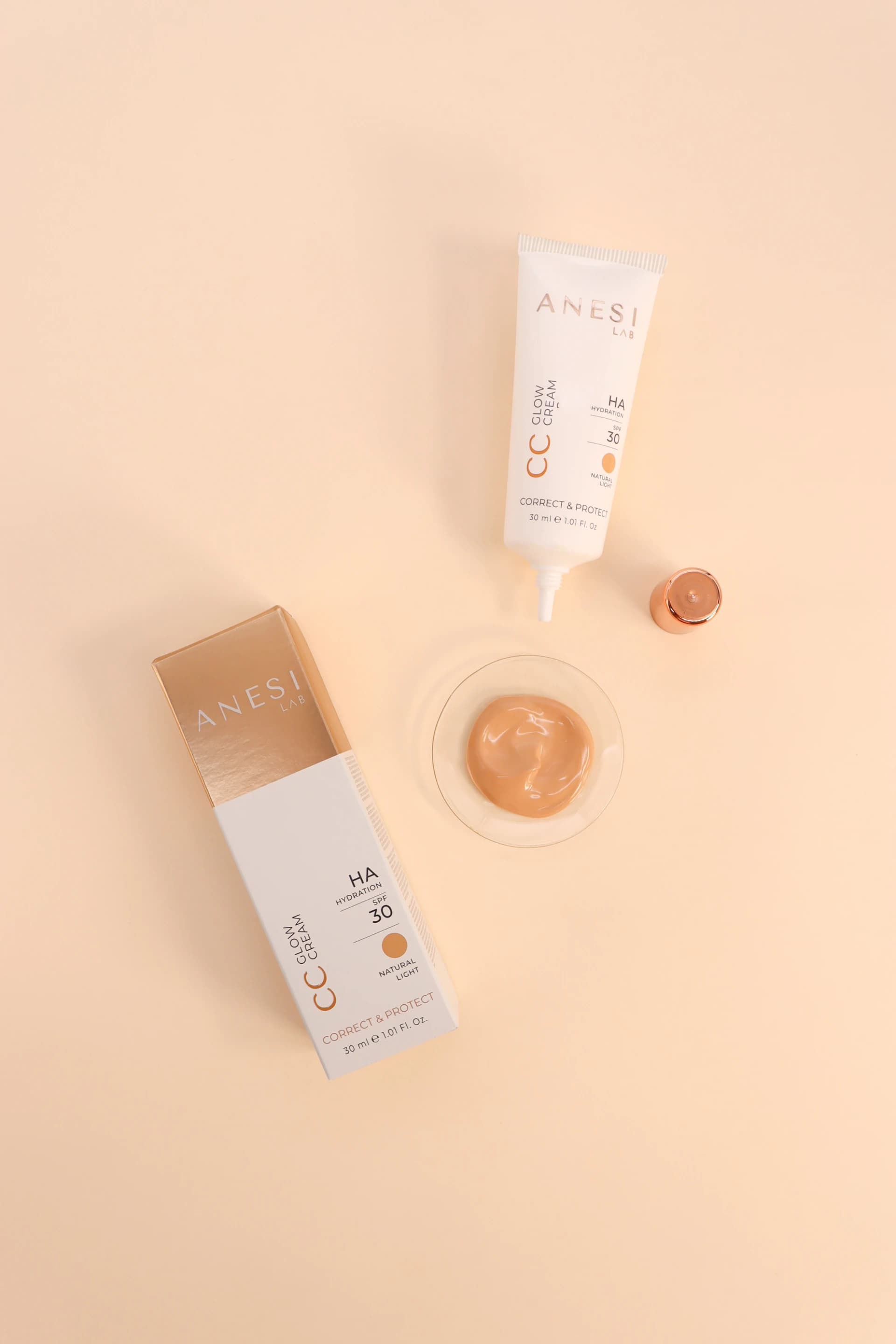 ANESI LAB CC GLOW CREAM NATURAL LIGHT 30ML