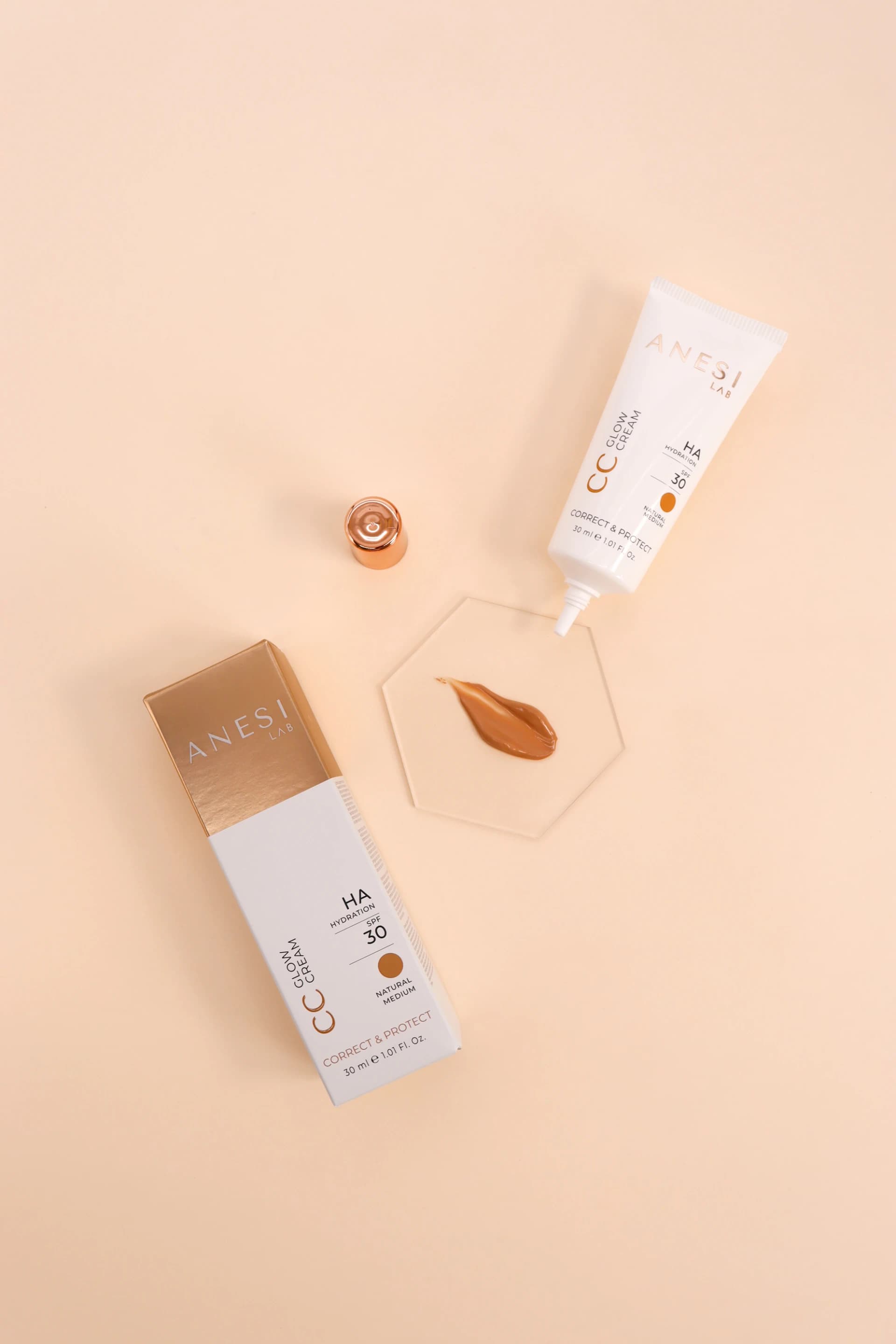 ANESI LAB CC GLOW CREAM NATURAL MEDIUM 30ML